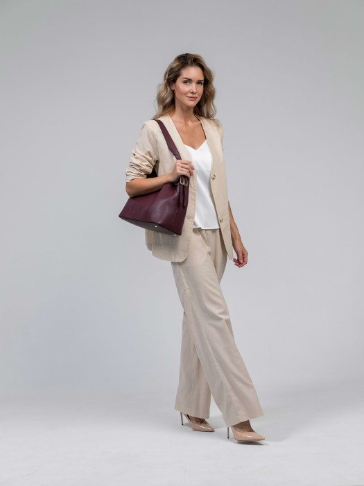 30982s-03 сумка женская из льна спереди