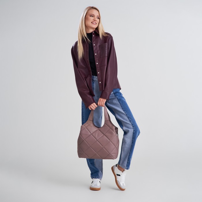 50602s-63 сумка женская из льна спереди