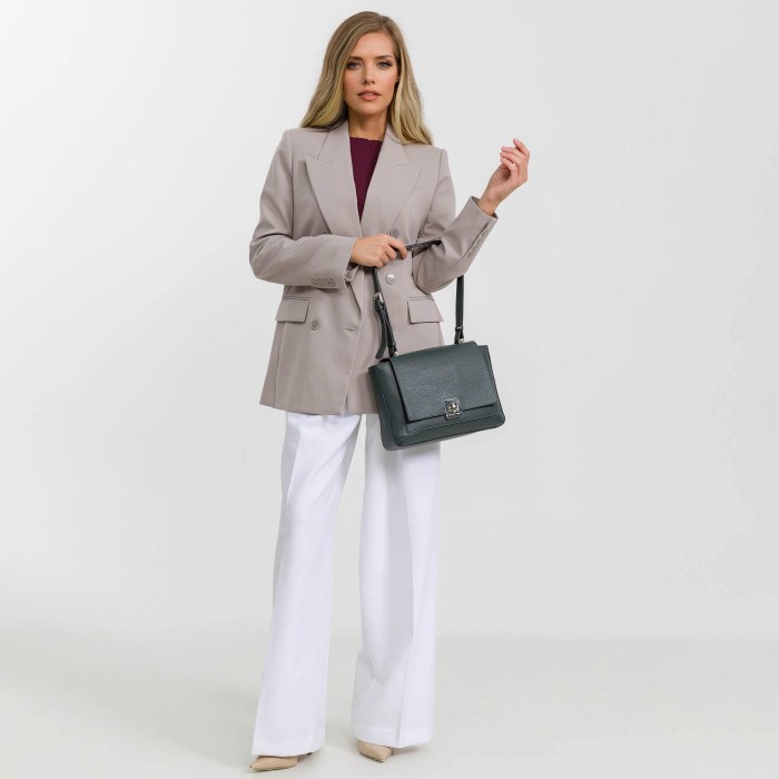 50856s-65 сумка женская из льна спереди