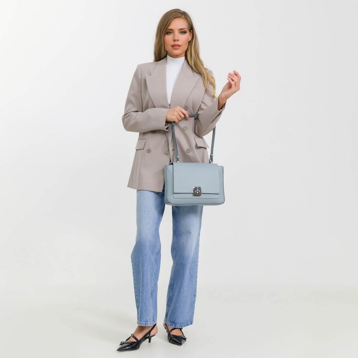 50856s-70 сумка женская из льна спереди