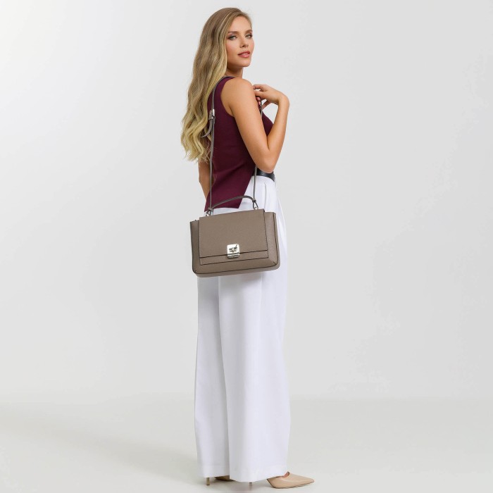 50856s-72 сумка женская из льна спереди