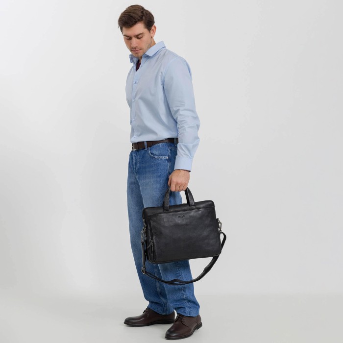 6675-248-04 сумка для документов делового стиля с лицевой стороны