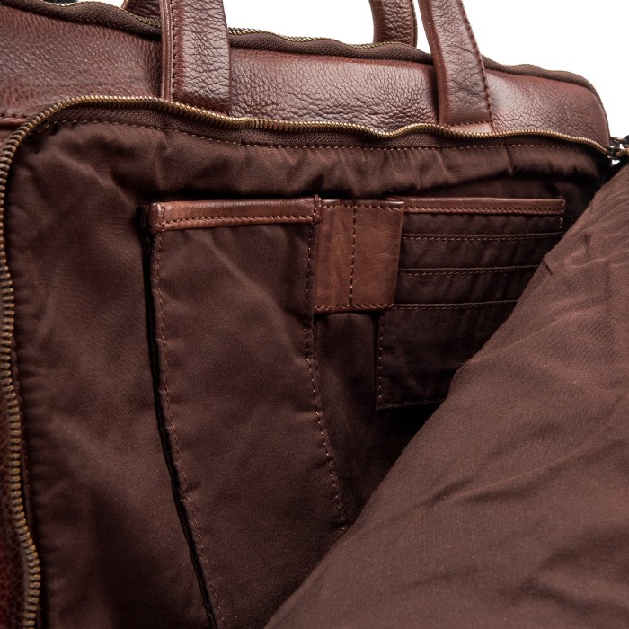 6675-248-09 сумка для документов из льна спереди