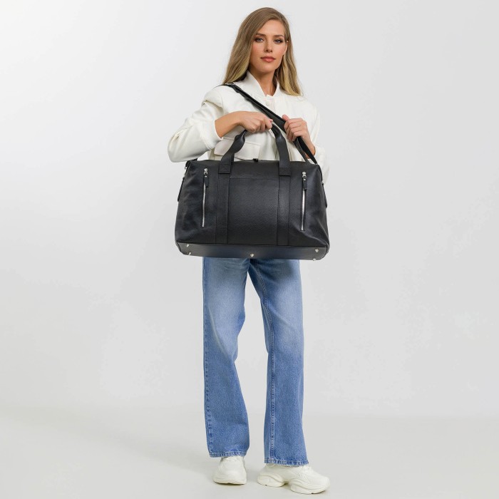 8010s-04 сумка дорожная делового стиля с лицевой стороны