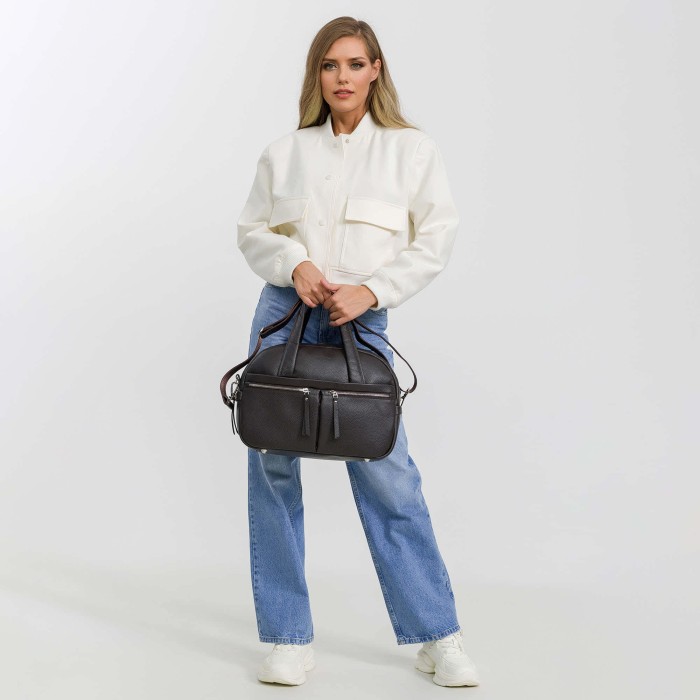 8023s-09 сумка дорожная от бренда dr.koffer вид слева