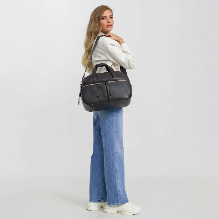 8023s-09 сумка дорожная делового стиля с лицевой стороны