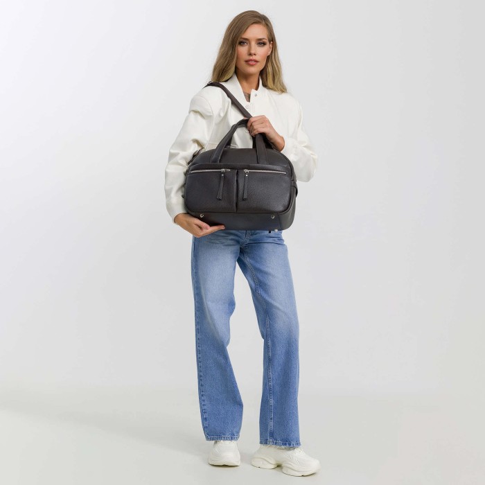 8023s-09 сумка дорожная для взрослого возраста с изнаночной стороны