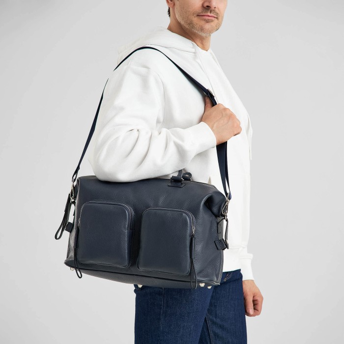 8025s-60 сумка дорожная делового стиля с лицевой стороны