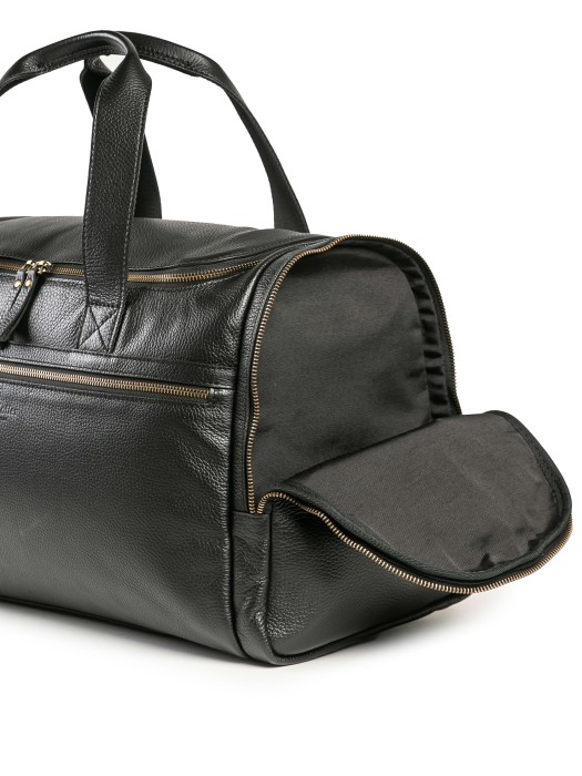 8054s-04 сумка дорожная из кожи спереди