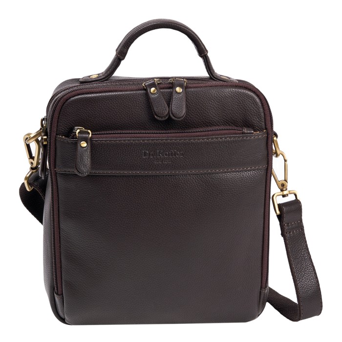 b402251-260-09 сумка через плечо от бренда dr.koffer вид слева