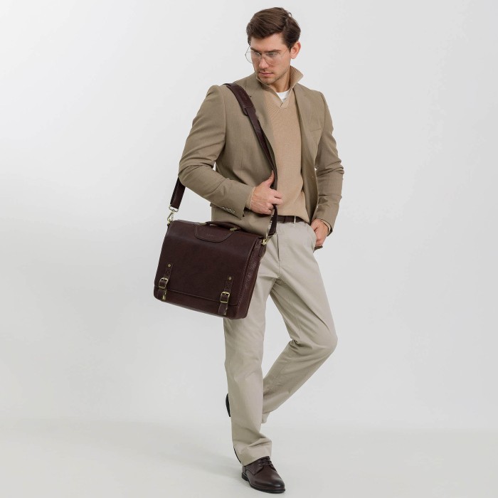 b402614-245-09 портфель из льна спереди