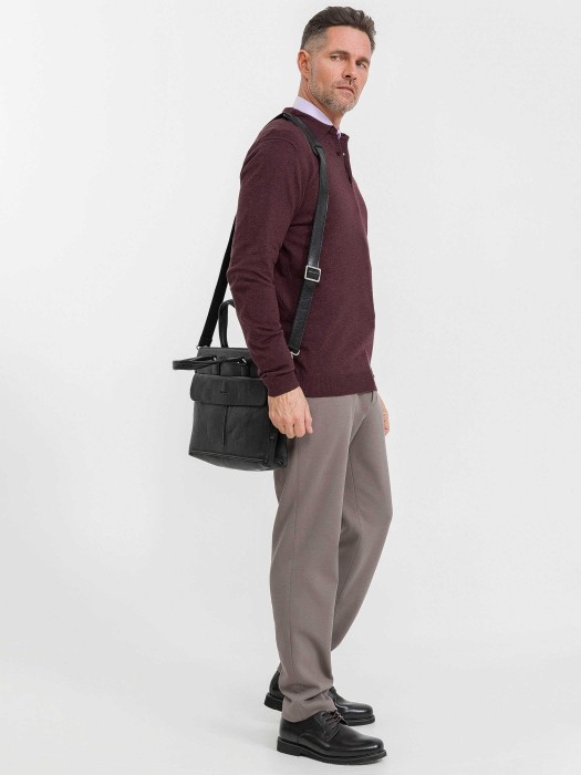 b402657-245-04 сумка для документов из льна спереди