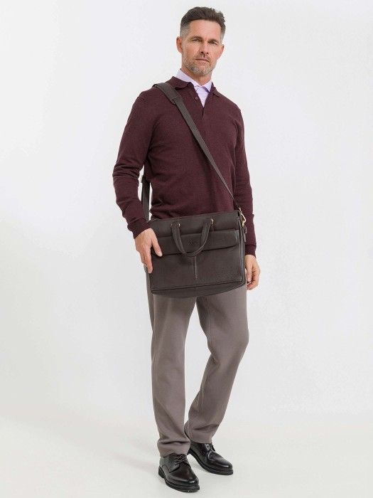 b402657-260-09 сумка для документов из льна спереди