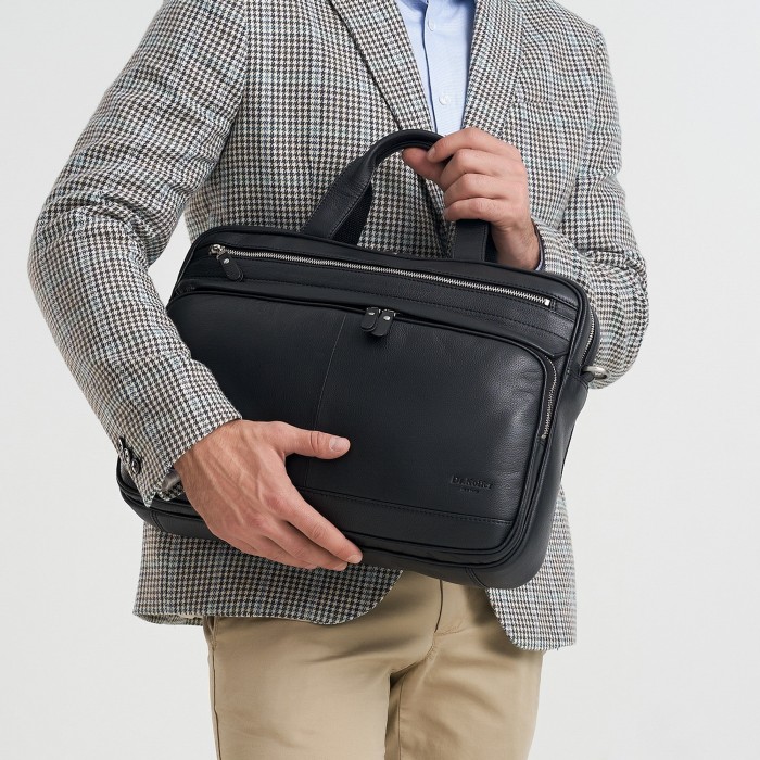 b402700-260-04 сумка для документов из льна спереди