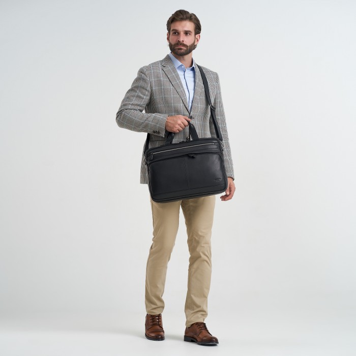 b402700-41-04 сумка для документов из льна спереди