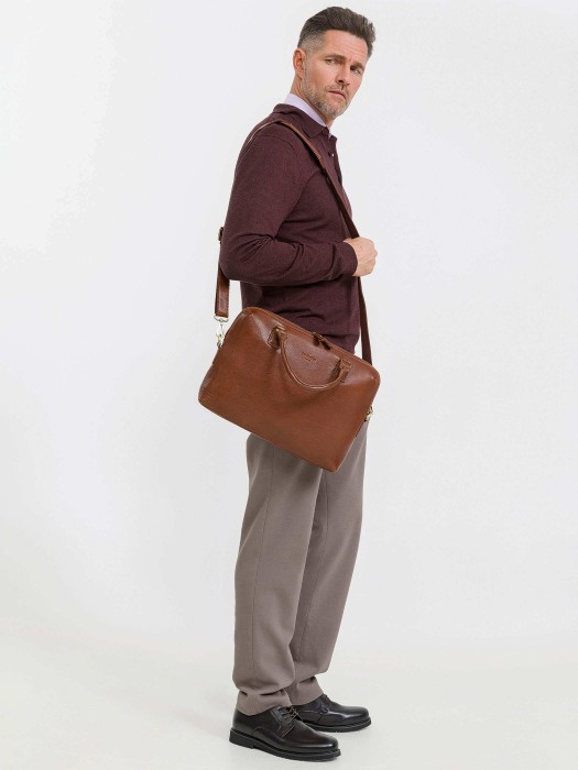 b402704-245-05 сумка для документов из льна спереди