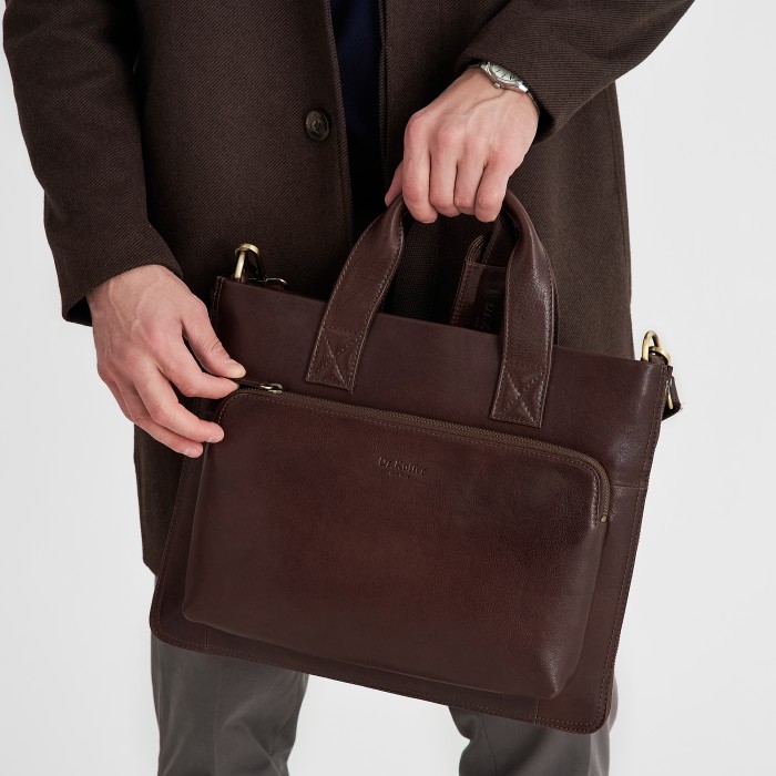 b402712-245-09 сумка для документов из льна спереди