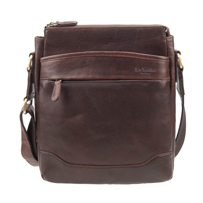 b402717-91-09 сумка через плечо от бренда dr.koffer вид слева