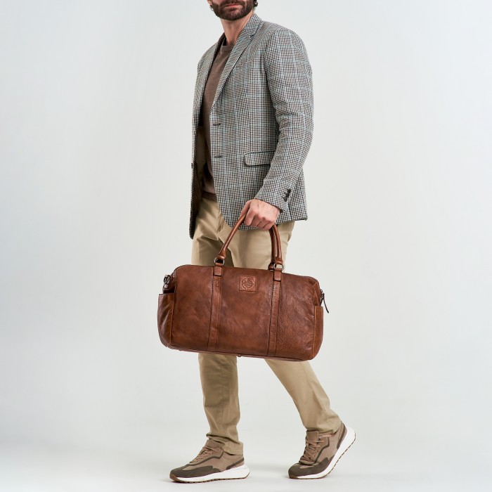 b402797-249-05 сумка дорожная из льна спереди