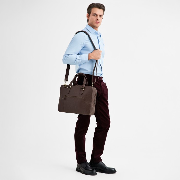 b402813-124-09 сумка для документов от бренда dr.koffer вид слева