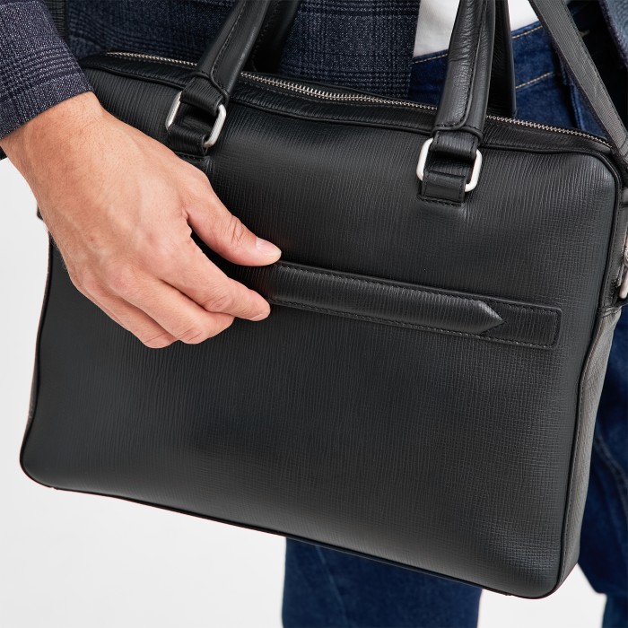 b402814-124-04 сумка для документов из льна спереди