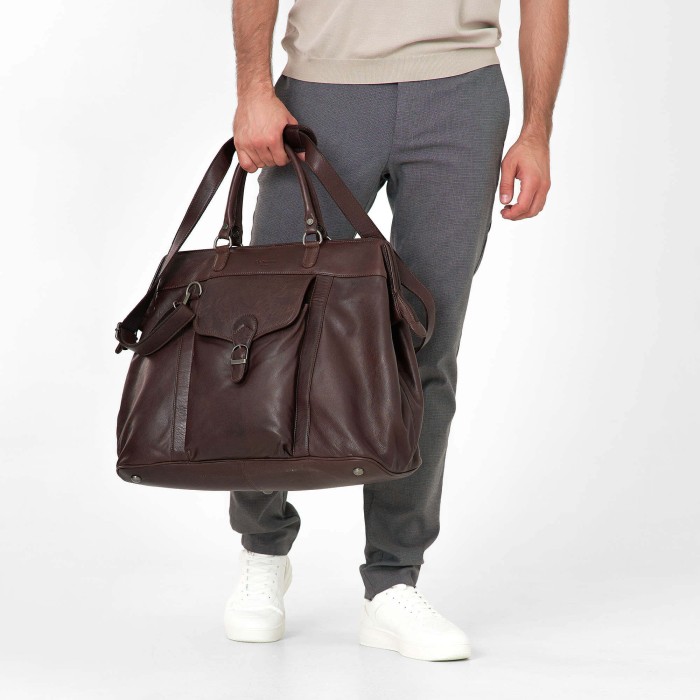 b402862-112-09 дорожная сумка делового стиля с лицевой стороны