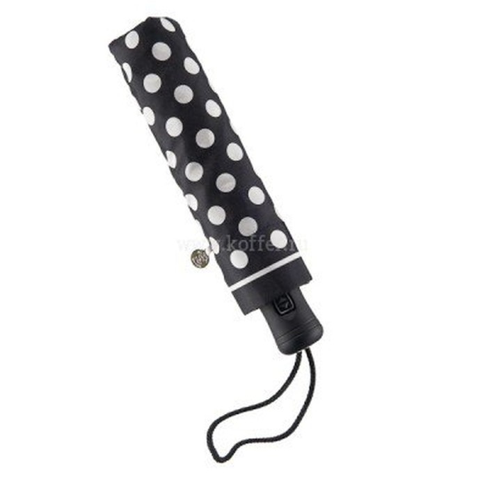 e411 1s2200 зонт жен. в горошек от бренда dr.koffer вид слева