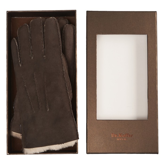 h760123-144-09 перчатки мужские от бренда dr.koffer вид слева