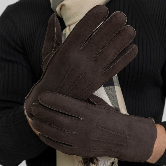 h760124-144-09 перчатки мужские по цене 11400 руб вид справа