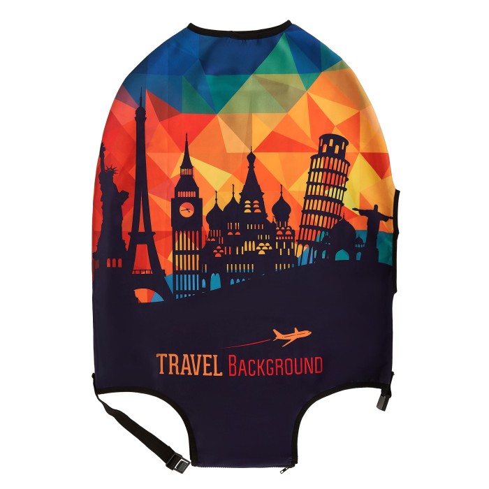 lc-003m dk-blue чехол для чемодана по цене 3900 руб вид справа