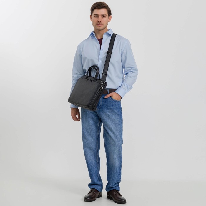 m402725-01-04 сумка для документов из льна спереди