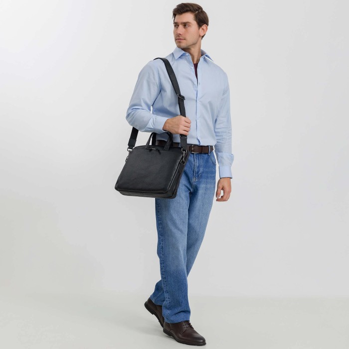 m402725-01-04 сумка для документов повседневного стиля с лицевой стороны