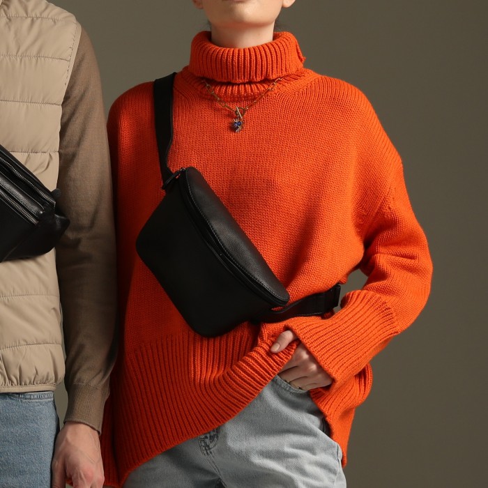 m402739-41-04 сумка поясная из льна спереди