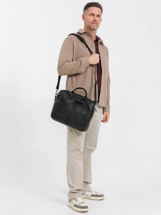 m402742-248-04 сумка для документов из льна спереди