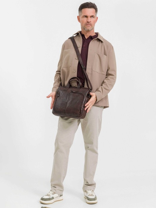 m402742-248-09 сумка для документов из кожи спереди