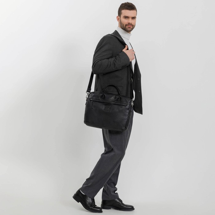 m402742-249-04 сумка для документов от бренда dr.koffer вид слева