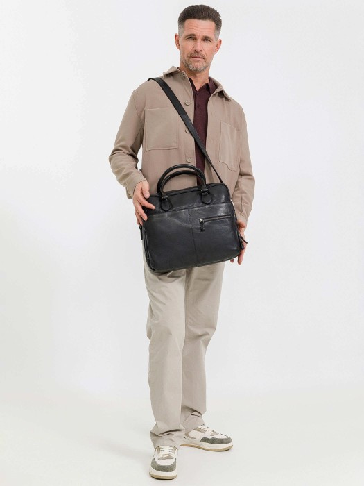 m402743-248-04 сумка для документов из льна спереди