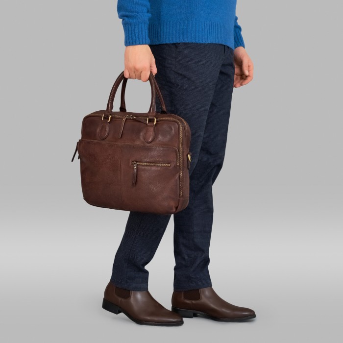 m402743-248-09 сумка для документов из кожи спереди