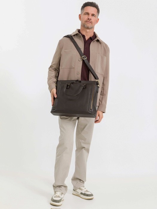 m402760-260-09 сумка для документов из льна спереди