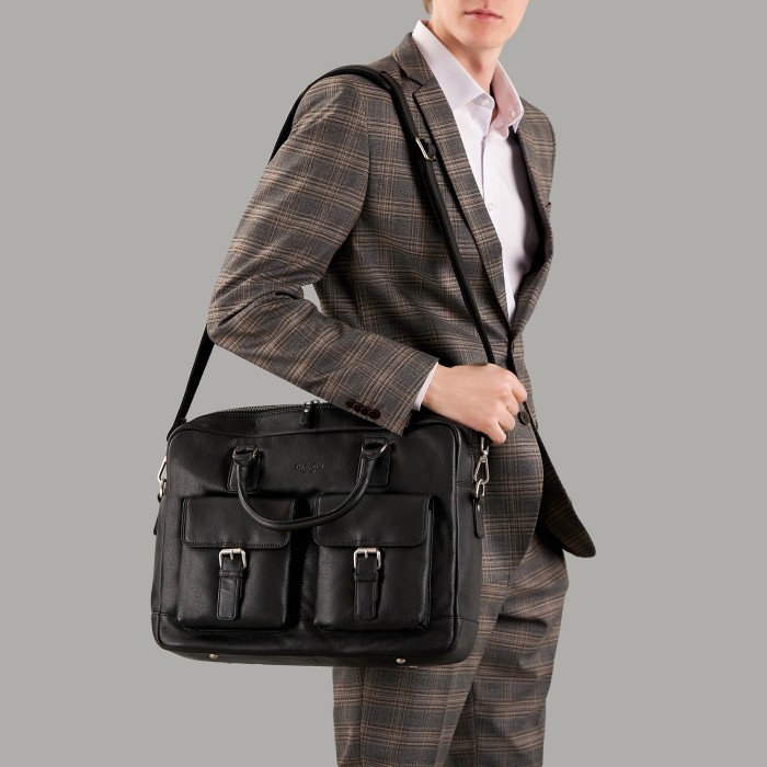 m402762-260-04 сумка для документов от бренда dr.koffer вид слева