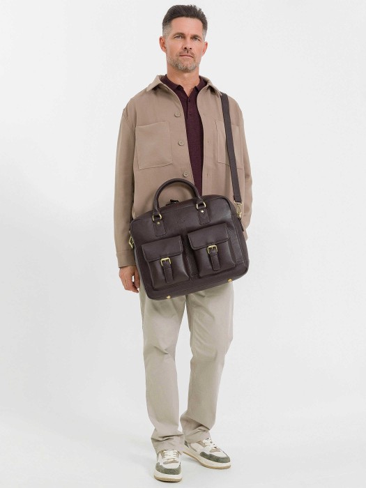 m402762-260-09 сумка для документов из льна спереди