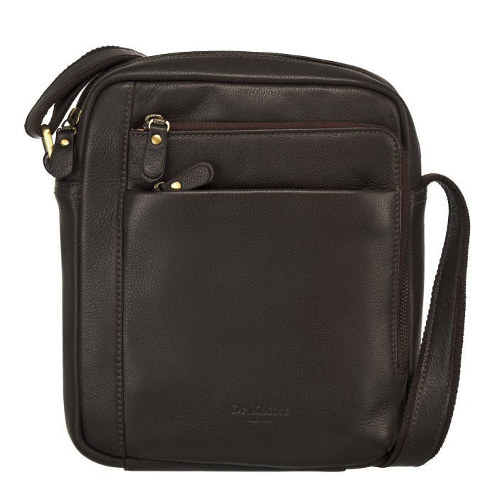 m402763-260-09 сумка через плечо от бренда dr.koffer вид слева