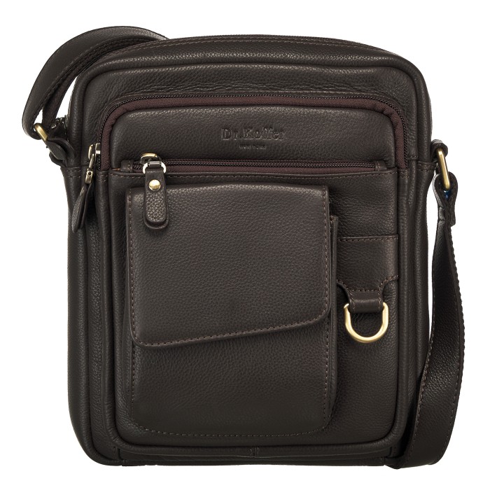 m402765-260-09 сумка через плечо от бренда dr.koffer вид слева