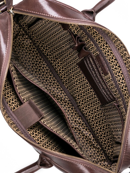 m402853-245-09 сумка для документов из льна спереди