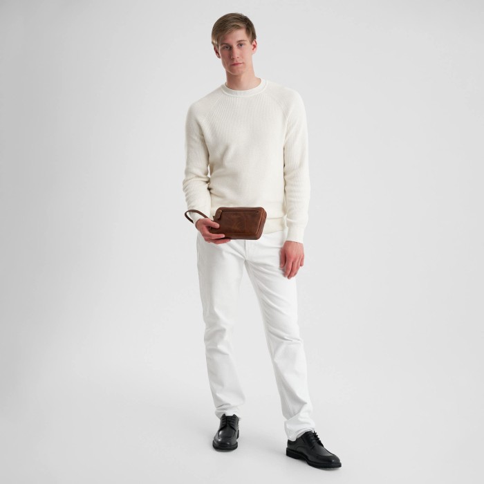 m402856-109-05 сумка-визитка из льна спереди