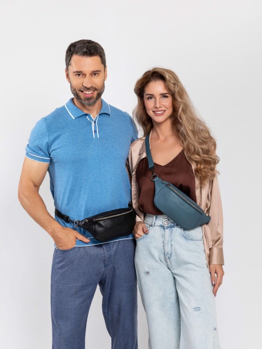 m402891-44-70 сумка поясная универсального стиля с лицевой стороны