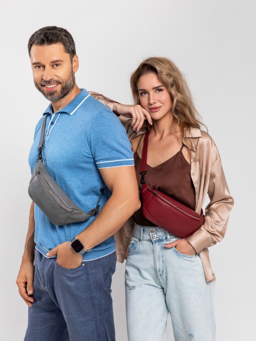 m402891-44-77 сумка поясная универсального стиля с лицевой стороны