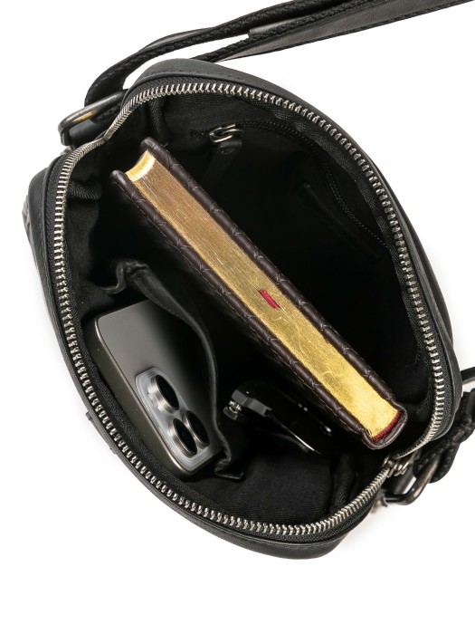 m402904-113-04 сумка через плечо из кожи спереди