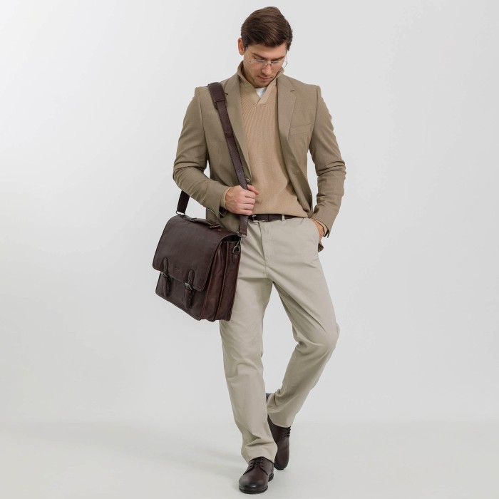 p402109-248-09 портфель повседневного стиля с лицевой стороны