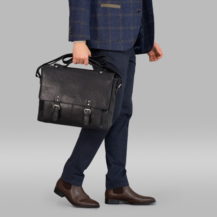 p402111-245-04 портфель из льна спереди